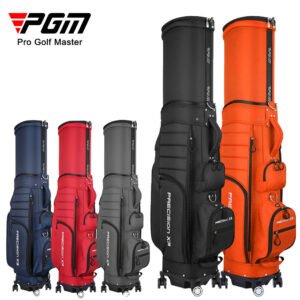 TÚI GẬY GOLF FULLSET NẮP CỨNG 4 BÁNH ĐA NĂNG CÓ PHANH – PGM QB062
