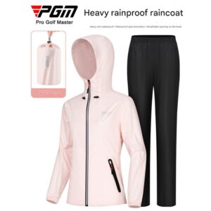 Bộ Áo Mưa Chơi Golf Nữ - PGM Golf Suit Raincoat - YF690
