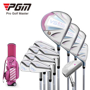 Bộ gậy đánh golf PGM LTG048 dành cho nữ đầy đủ màu hồng kèm túi đựng