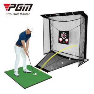 Lưới tập đánh golf trong nhà PGM LXW031 kèm dụng cụ cắt gậy và lồng tập đánh golf