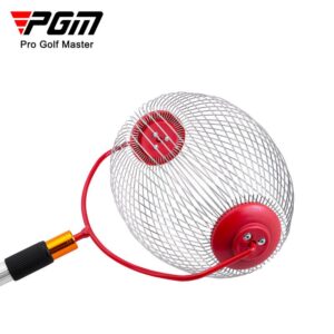 Dụng Cụ Lồng Nhặt Bóng Golf - PGM Retractable Hand Push Golf Ball Picker Cage - JQQ006