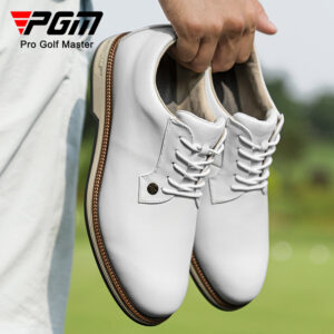 Giày golf nam thời trang, đi chơi dây buộc cao cấp da bò thật PGM XZ388