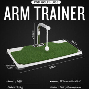 Thảm tập golf swing PGM HL005 xoay 360 độ - Ảnh 3