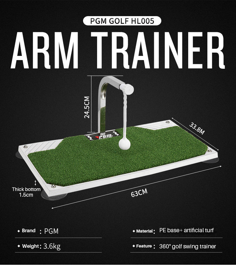 Thảm tập golf swing PGM HL005 xoay 360 độ - Ảnh 3
