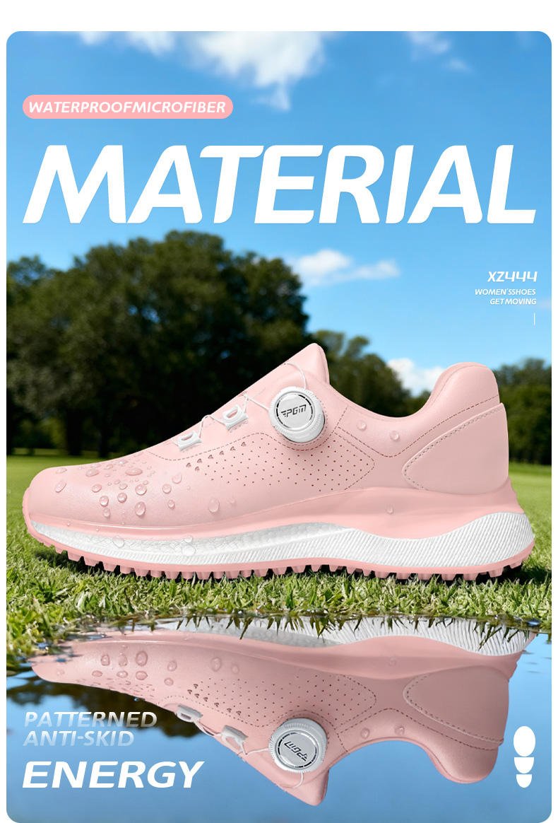 Giày Golf Nữ PGM XZ444 Đế Mềm Thoải Mái Chống Trượt Chống Thấm Nước - Ảnh 4